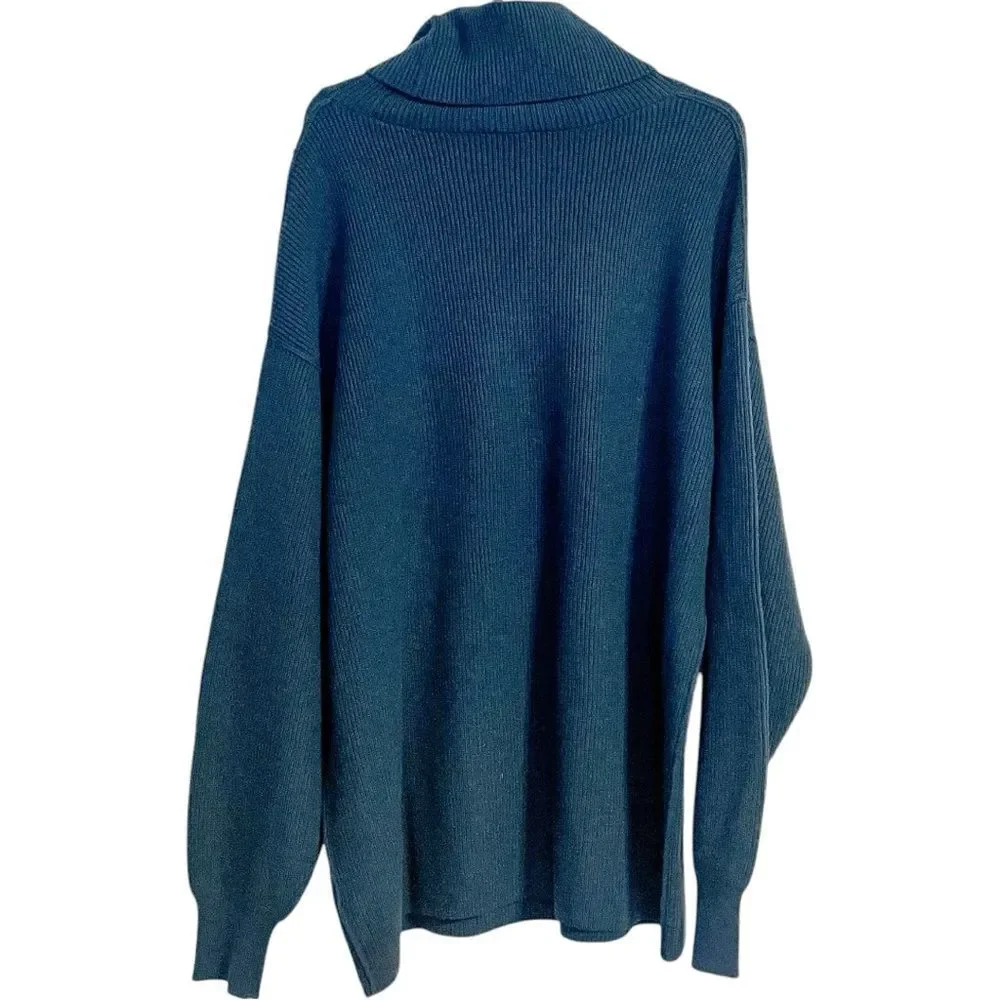 Free People Softly Structured Turtleneck Tunic Sweater
